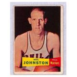 1957 Topps Neil Johnston Rookie