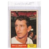 1961 Topps Billy Martin Baseball Card #89