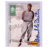 Ted Radcliffe Signed Baseball Card