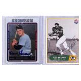 Autographed Ron Kramer/Moose Skowron Cards