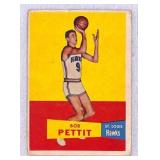 1957 Topps Bob Pettit Rookie