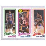 1980 Topps Magic Johnson Rookie Leader