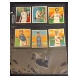 (6) Mecca Cigarettes Champion Athlete cards