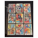 (9) 1966 Topps Batman Trading Cards