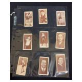 (9) 1928 Churchman Boxing Tobacco Cards