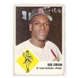 1963 Fleer Bob Gibson Baseball Card