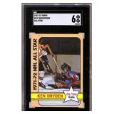 1972-73 Topps #127 Ken Dryden NHL All-Star SGC 6