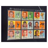 (9) 1957 Topps Football Cards