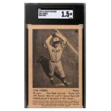 1932 NY Giants Postcard Carl Hubbell