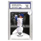 2023 Leaf Shohei Ohtani Baseball Card Graded 10