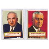 1956 Topps Baseball President Cards (2)