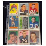 (45) Vintage NFL Football Cards