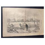 1874 Harper's Weekly Newspaper page