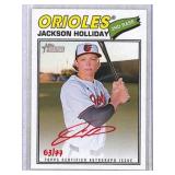 Topps Heritage Jackson Holliday Autograph Card
