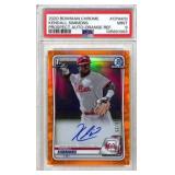 2020 Bowman Chrome Kendall Simmons Orange Auto