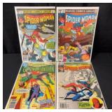 (4) 1970s-1980s Spider-Woman/ Green Lantern Comics