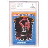 1990-91 Fleer Larry Bird All-Stars #2 Graded 8