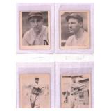 1939 Play Ball Baseball Cards Lot of 5