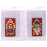(2) 1911 T205 Sweet Caporal Baseball Cards