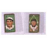 (2) 1911 T205 Baseball Cards Phillies Yankees
