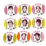 27 Buckman's Ice Cream Baseball Lids 1976