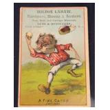 1880s A Fine Catch Baseball Trade Card