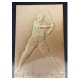 1907 Embossed Baseball Batting Postcard