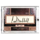 Carl Hubbell Signed Limited Edition Baseball Card