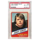 1976 Wonder Bread Jerry Sherk Football Card PSA 8