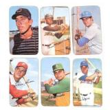 1970 Topps Supers Baseball Cards Lot of 6