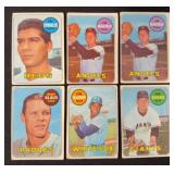 (150) 1969 Topps Baseball Cards low grade