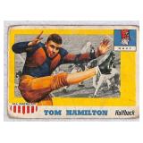 1955 Topps All American Tom Hamilton Card