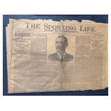 1889 Sporting Life Newspaper Supplement pages