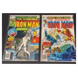 (2) 1978 Newsstand Edition Iron Man Comics