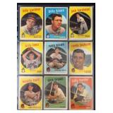 (27) 1959 Topps Baseball Cards