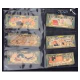 (6) 1930s Disney Play Money
