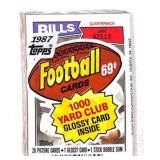 1987 Topps Football Cards Unopened Cello Pack