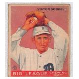 1933 Goudey Victor Sorrell Baseball Card #15