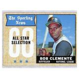 1968 Topps Bob Clemente All Star Card #374