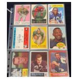 (45) Vintage NFL Football Cards