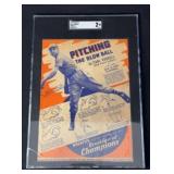 1937 Wheaties Carl Hubbell Slow Ball Poster
