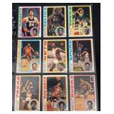 (9) 1979 Topps Basketball Rookie/HOF High Grade