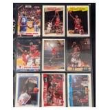(9) Michael Jordan Basketball Cards
