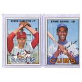 1967 Topps Steve Carlton and Ernie Banks