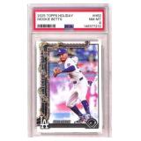 2025 Topps Holiday Mookie Betts PSA 8