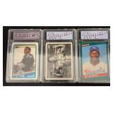 (3) Bo Jackson Football Cards CMGA 7