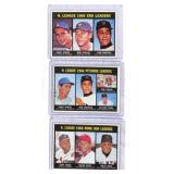 (3) 1967 Topps Baseball Leaders Card