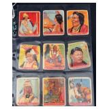 (9) Goudey Indian Chewing Gum Cards