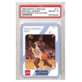 1989 North Carolina Michael Jordan #17 PSA 8