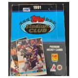 1991 Topps Stadium Club Hockey unopened wax box